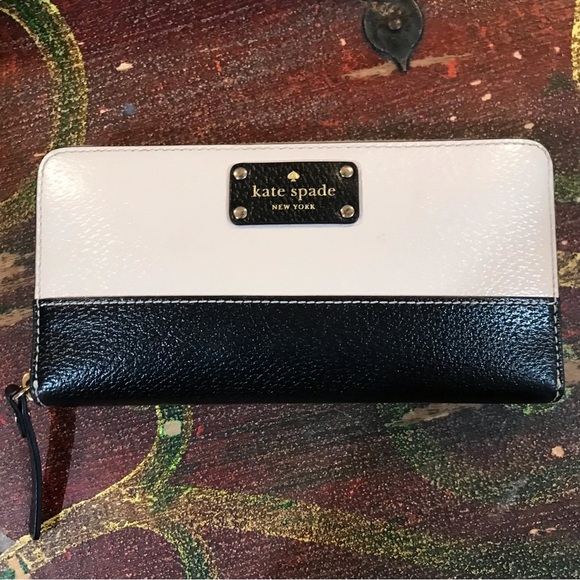 ♠️Kate Spade Large Continental Two Tone Wallet - Picture 1 of 10